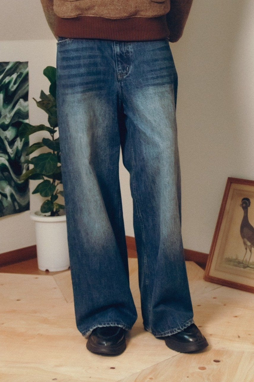 Straight Wide Denim