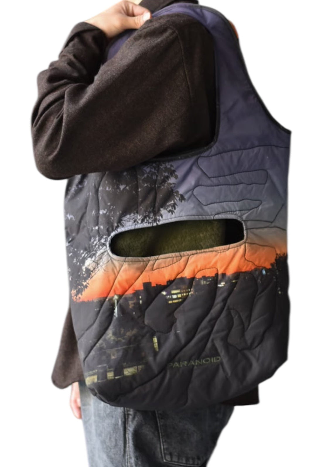 "quilting print" tote bag