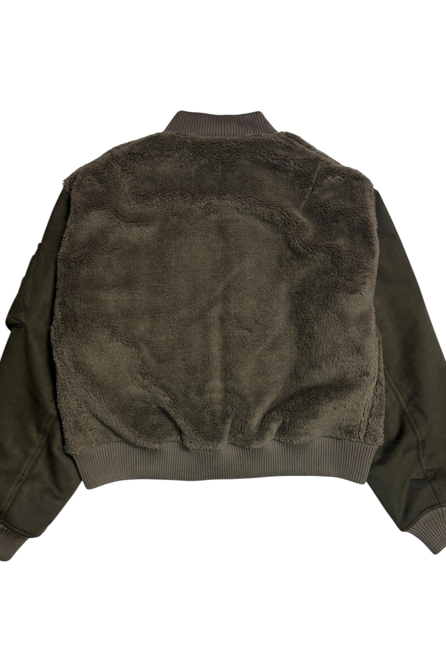 "tomo" boa/suede ma-1 jacket