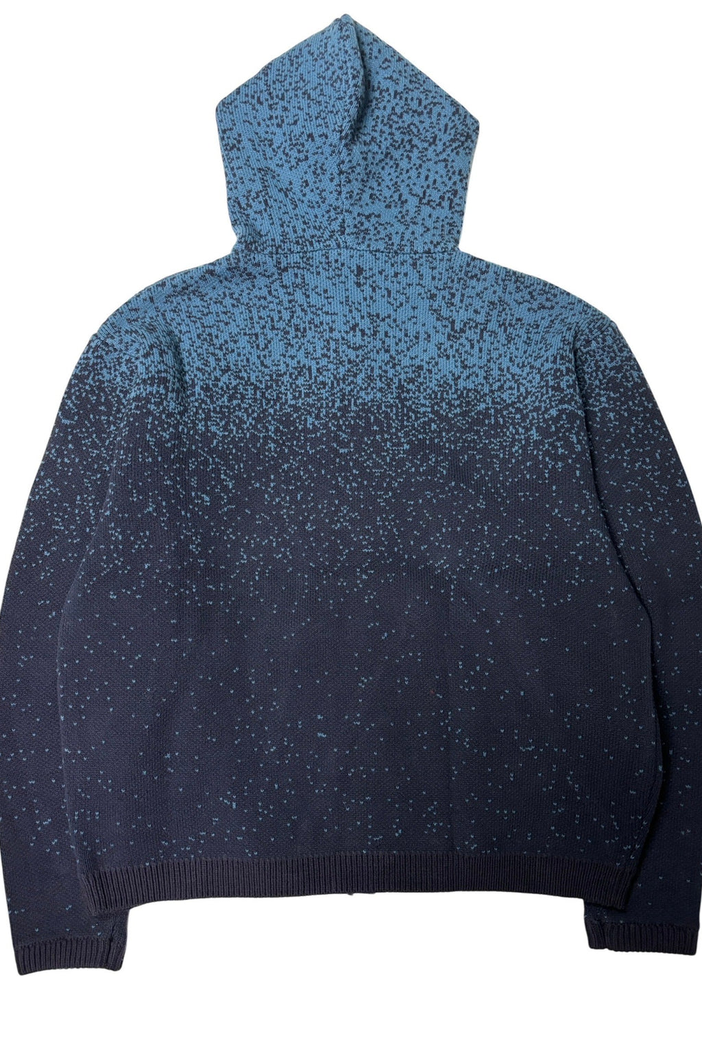 ”yukiyama” zip knit hoodie