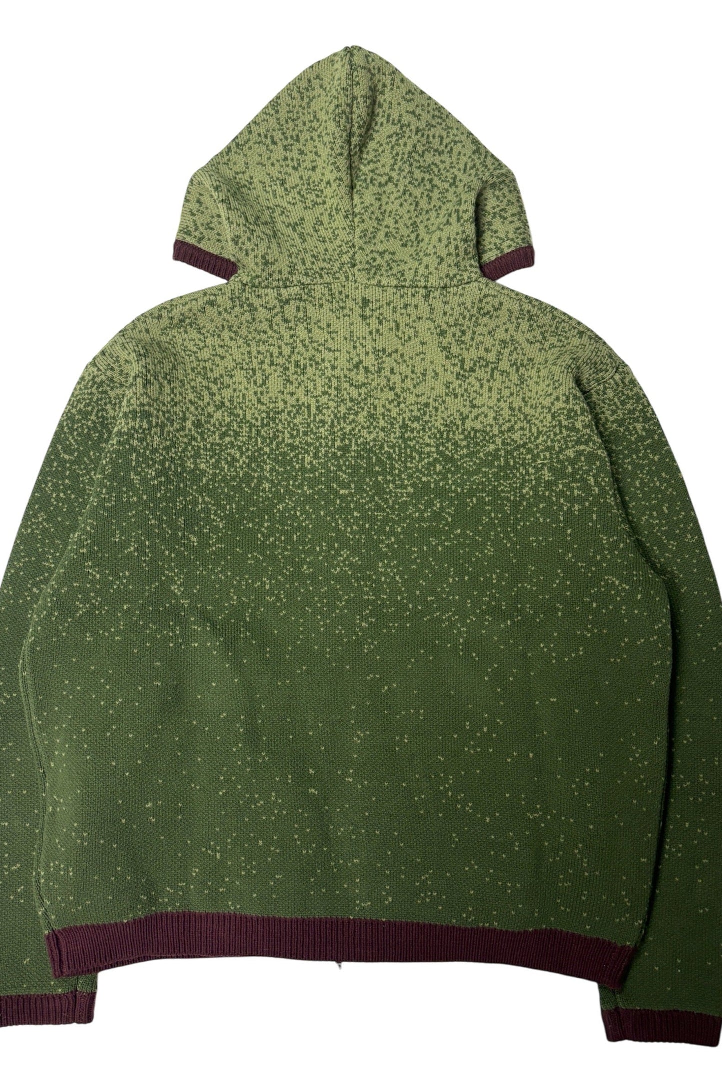 GRADATION ZIP KNIT HOODIE”YUKIYAMA”