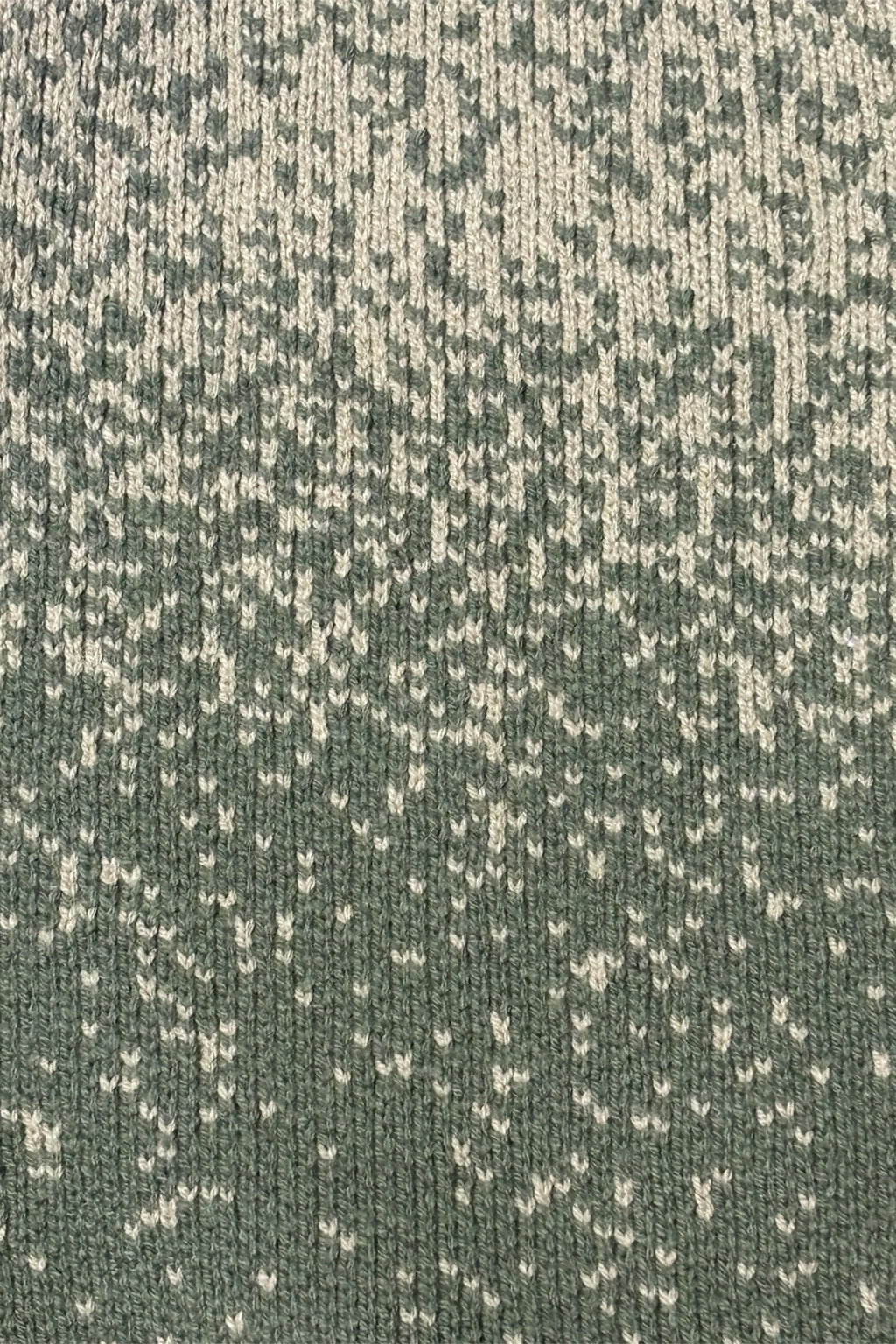 ”yukiyama” zip knit hoodie