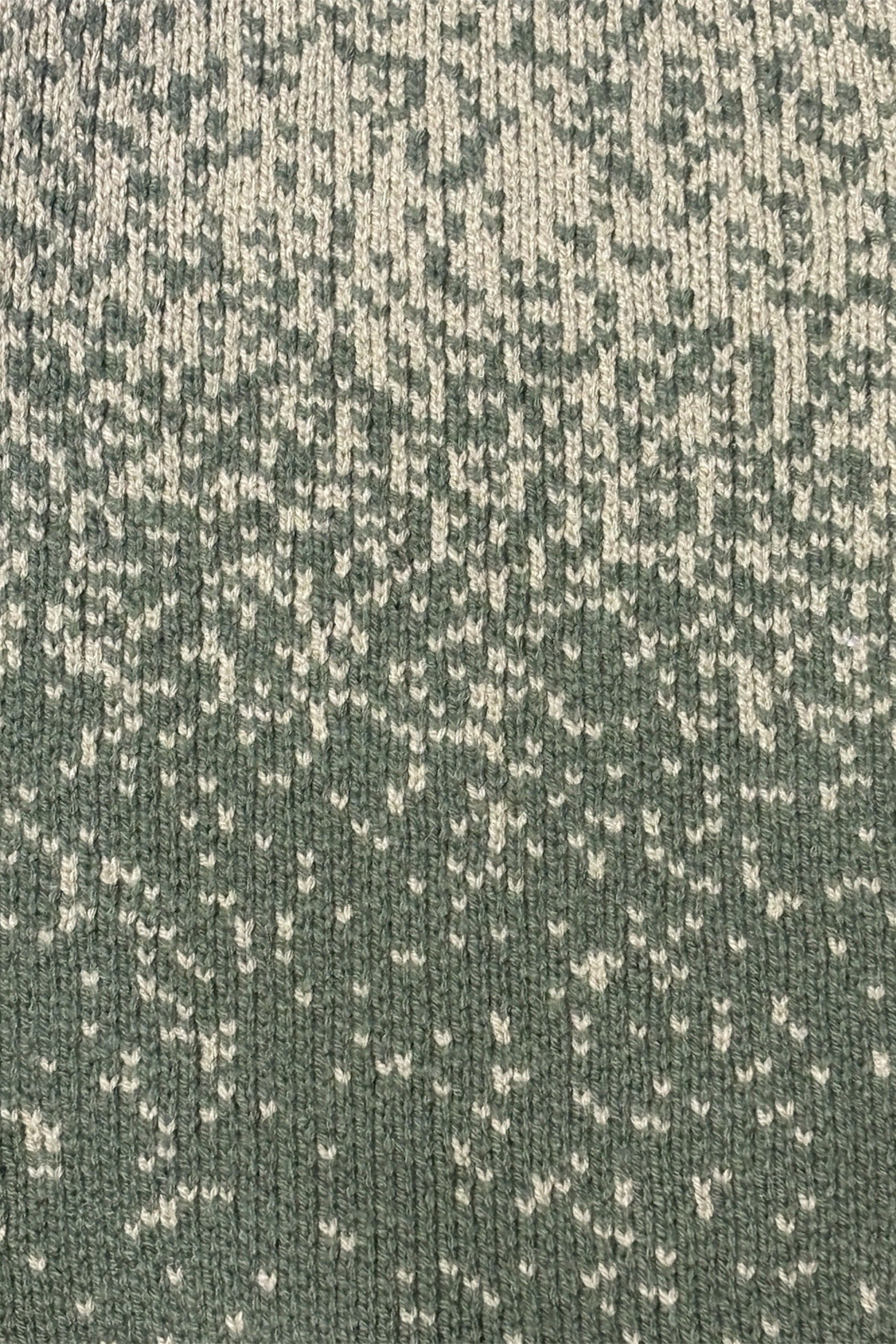 ”yukiyama” zip knit hoodie