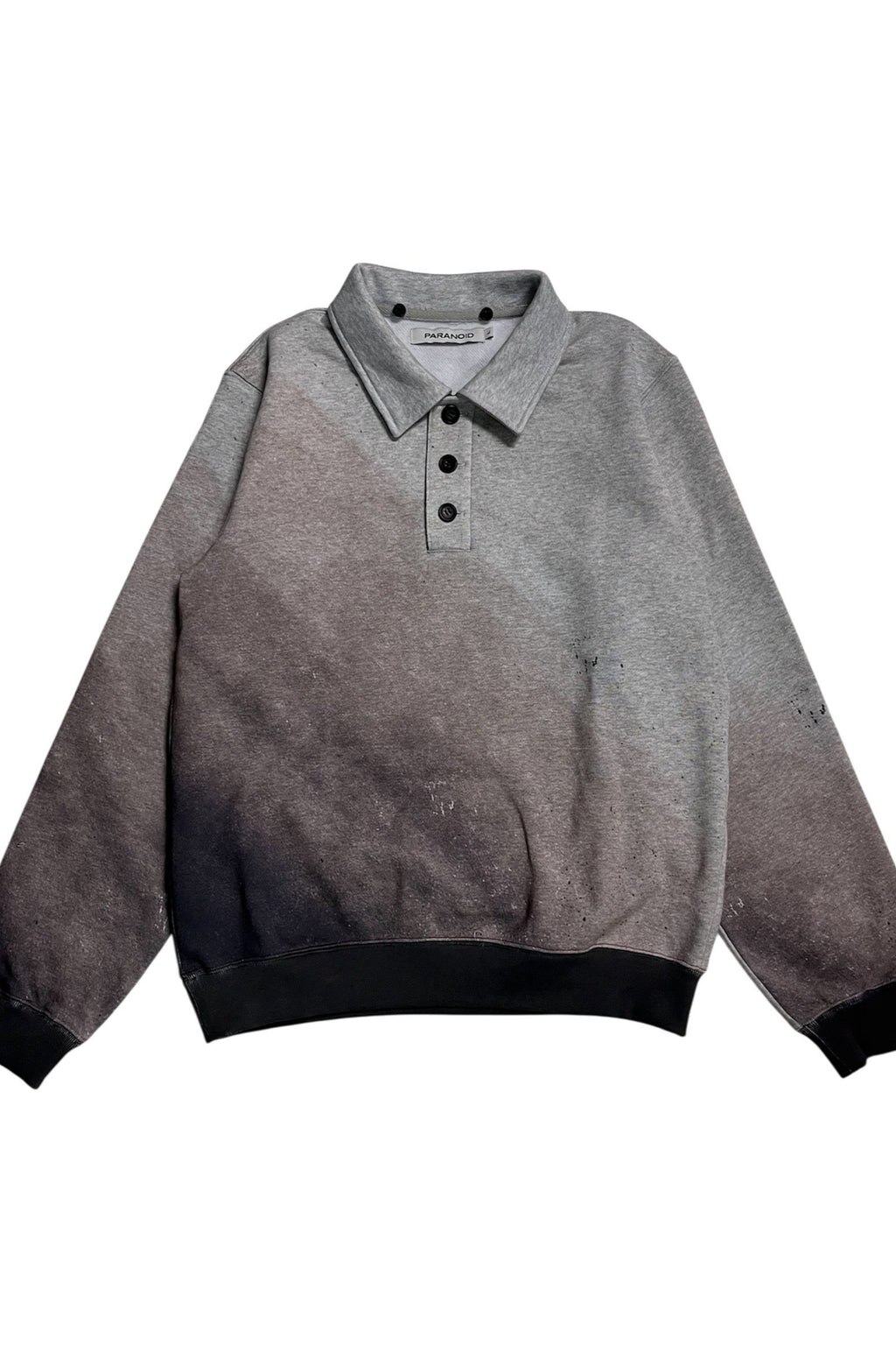 "gradation hooded" polo sweayer