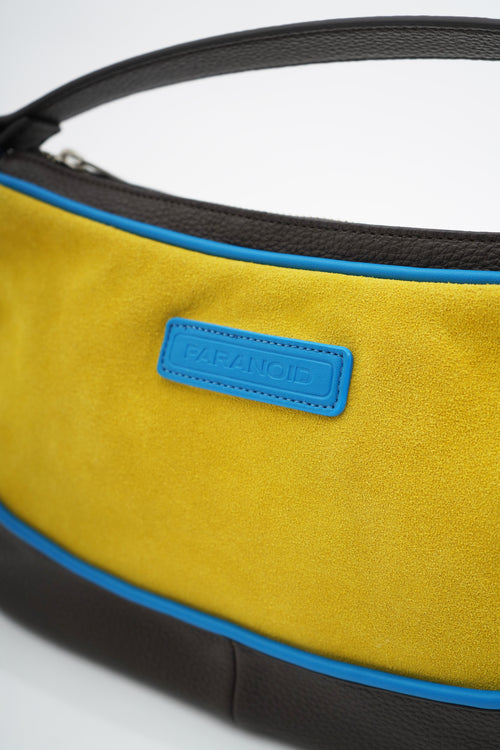 "leather piping" hand bag