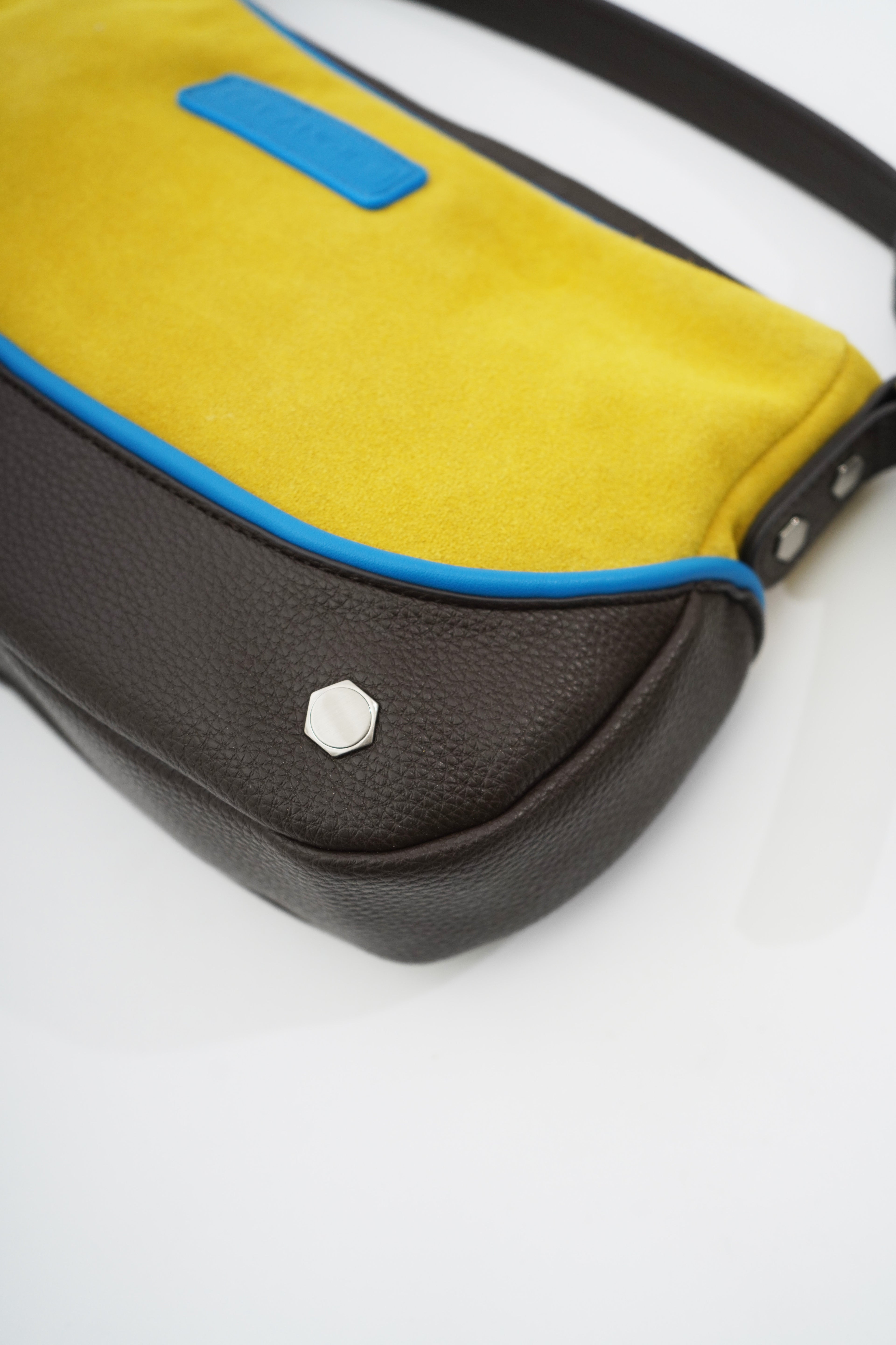 "leather piping" hand bag