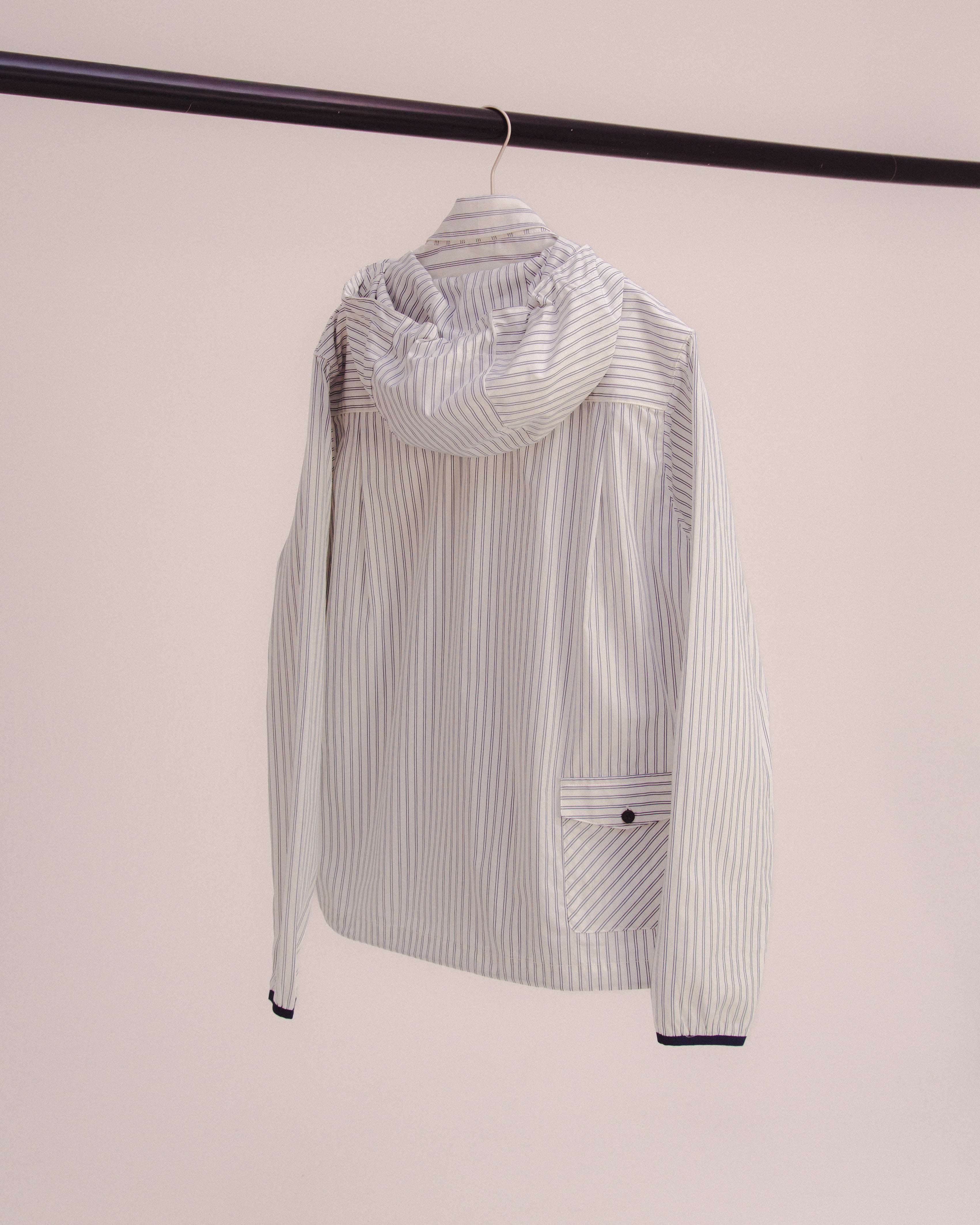 "docking stripe shirt" anorak parka