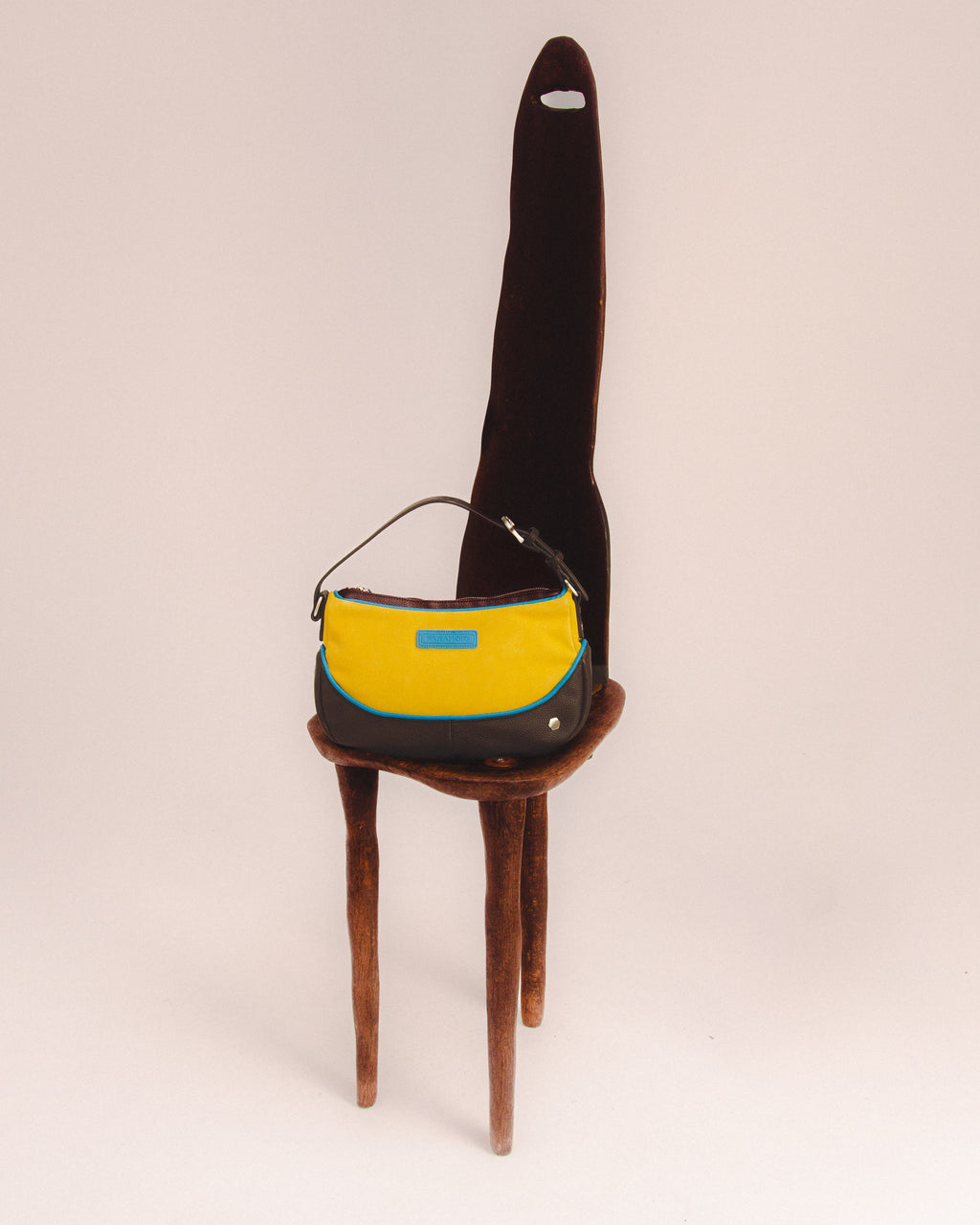 "leather piping" hand bag