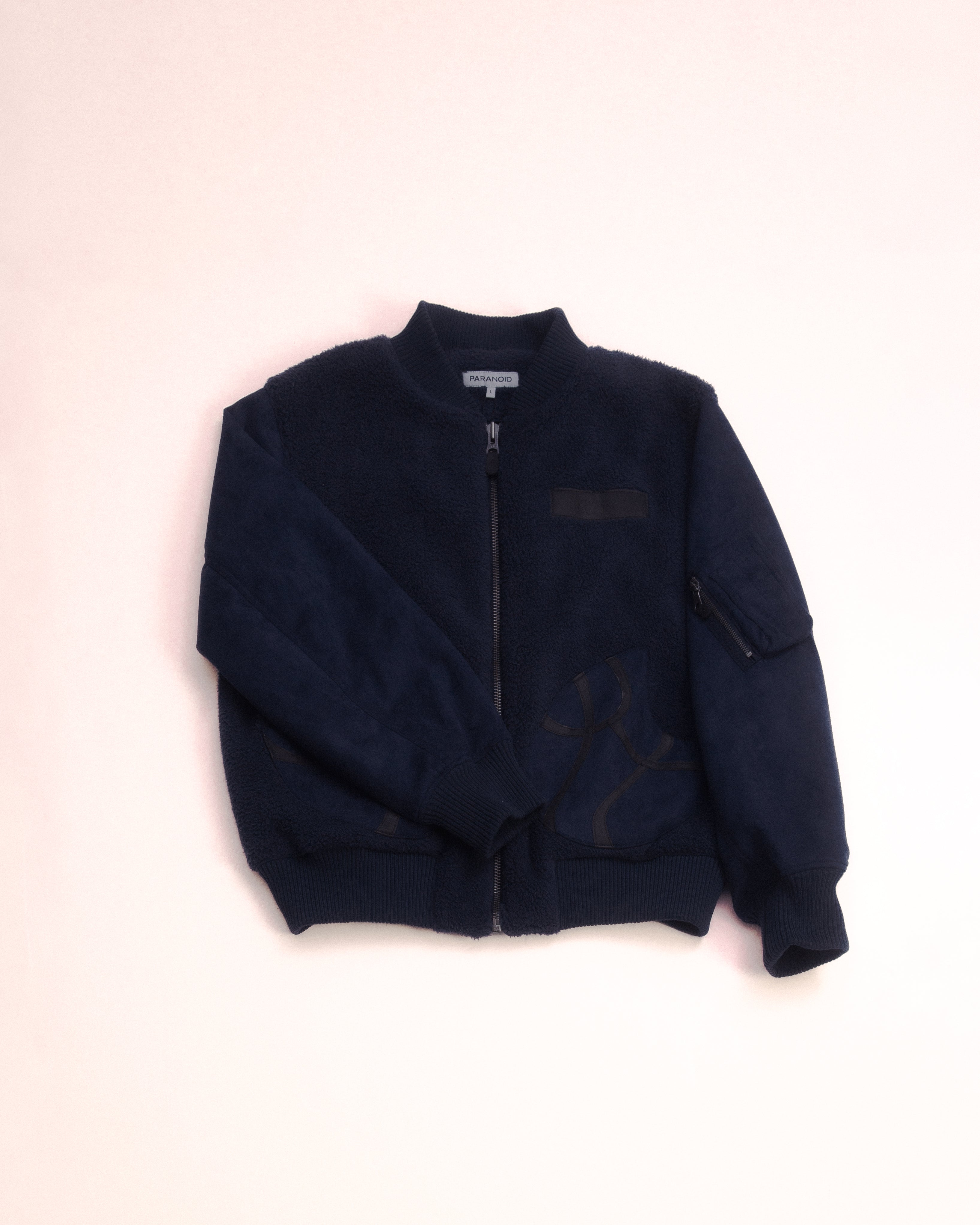 "tomo" boa/suede ma-1 jacket
