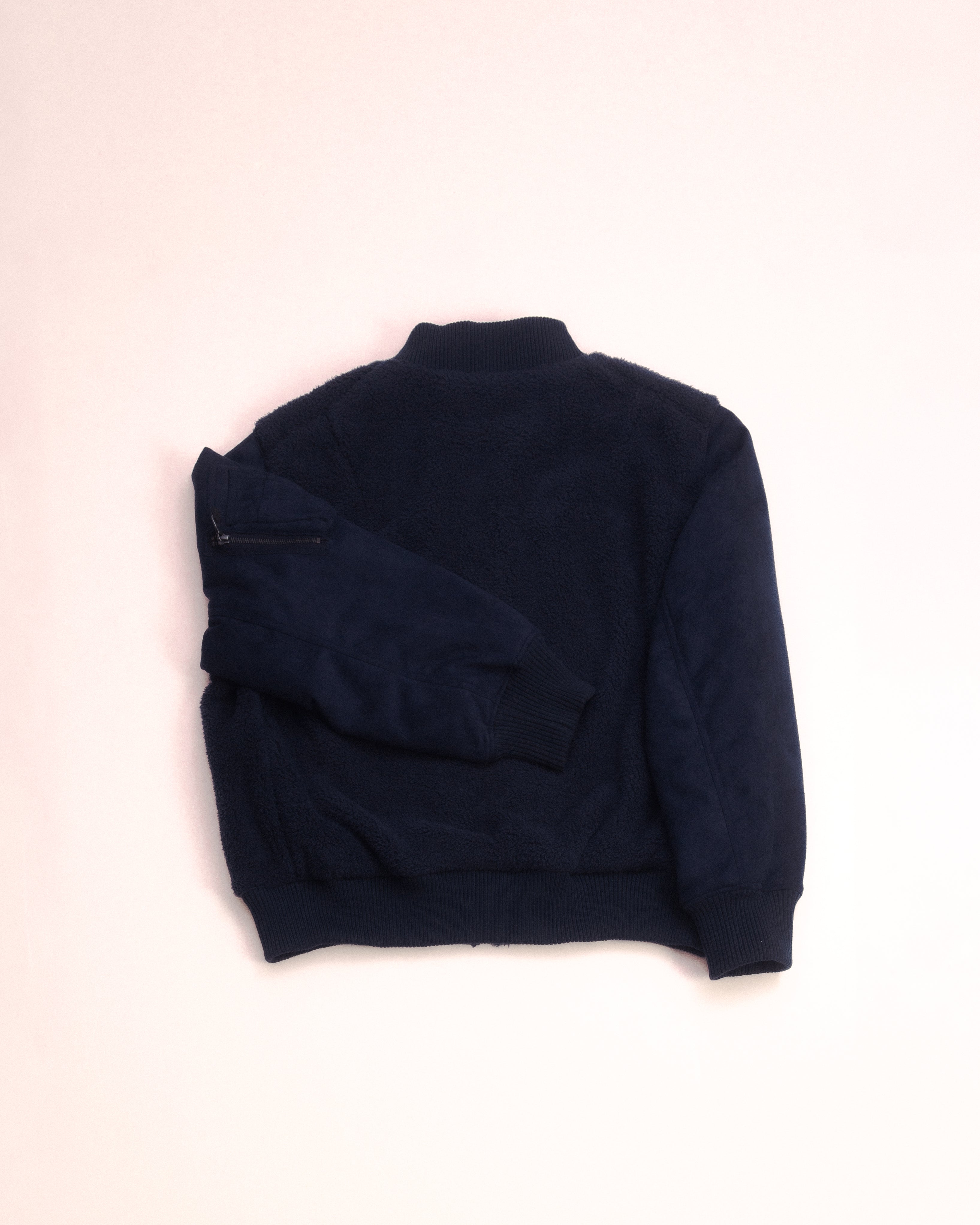 "tomo" boa/suede ma-1 jacket